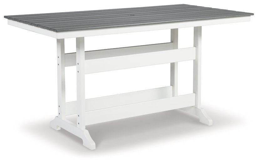 Transville Outdoor Counter Height Dining Table  Half Price Furniture