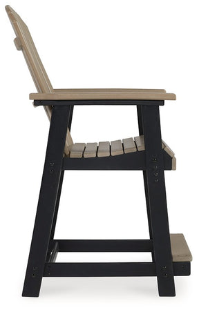 Fairen Trail Outdoor Counter Height Bar Stool (Set of 2) - Outdoor Counter Barstool - Half Price Furniture