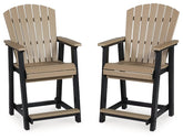 Fairen Trail Outdoor Counter Height Bar Stool (Set of 2)  Half Price Furniture