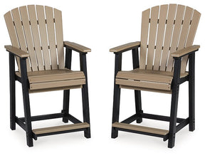 Fairen Trail Outdoor Counter Height Bar Stool (Set of 2) Half Price Furniture