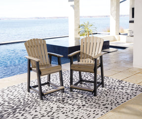 Fairen Trail Outdoor Counter Height Bar Stool (Set of 2) - Outdoor Counter Barstool - Half Price Furniture