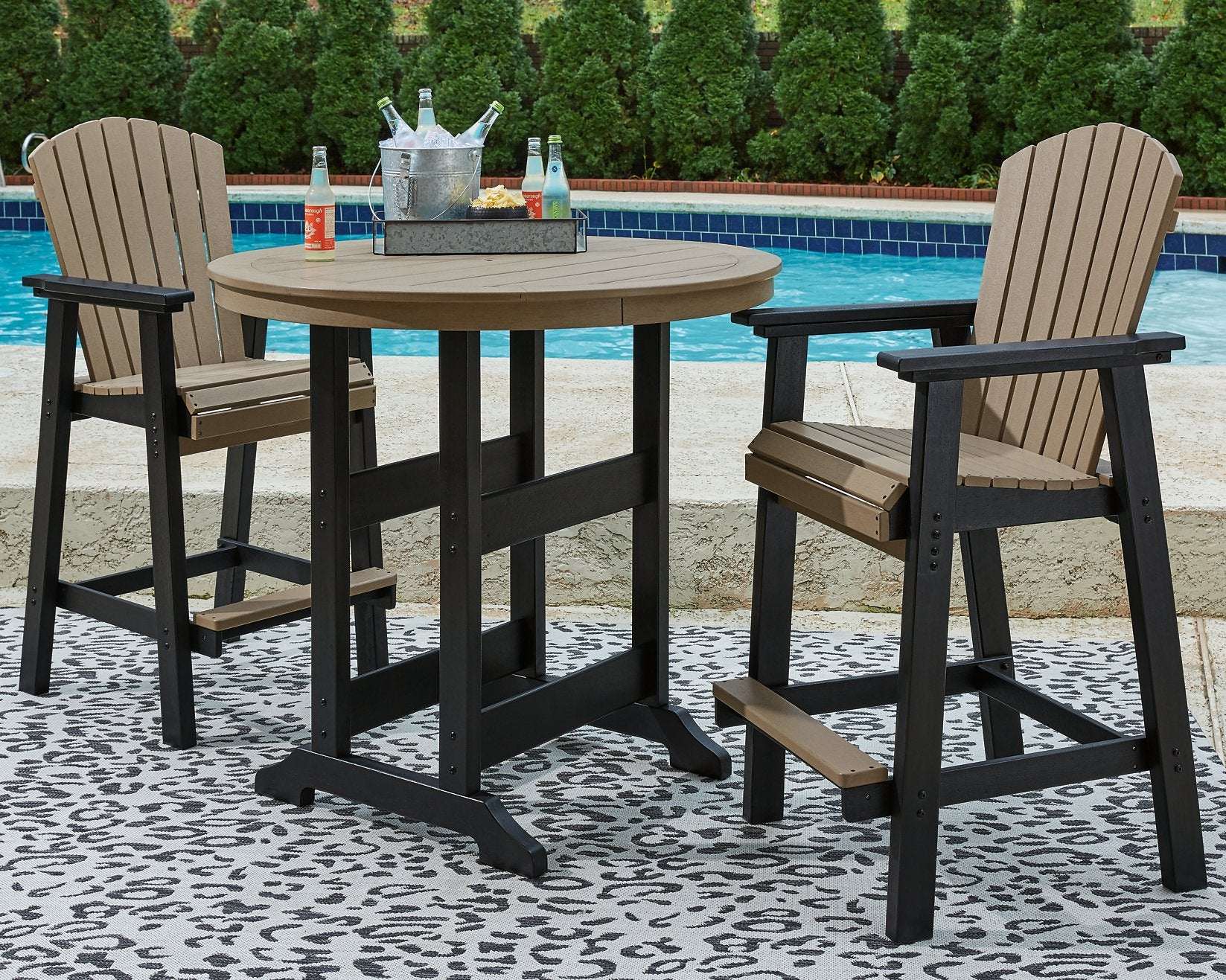 Fairen Trail Outdoor Dining Set - Outdoor Dining Set - Half Price Furniture
