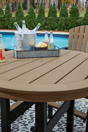 Fairen Trail Bar Table - Outdoor Pub Table - Half Price Furniture