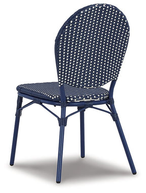Odyssey Blue Outdoor Table and Chairs (Set of 3) - Half Price Furniture