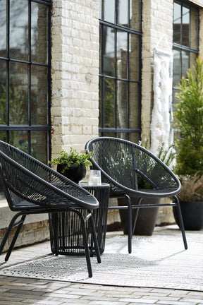 Mandarin Cape Outdoor Table and Chairs (Set of 3) - Half Price Furniture