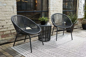 Mandarin Cape Outdoor Table and Chairs (Set of 3) - Half Price Furniture