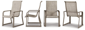 Beach Front Sling Arm Chair (Set of 4) - Outdoor Dining Chair - Half Price Furniture