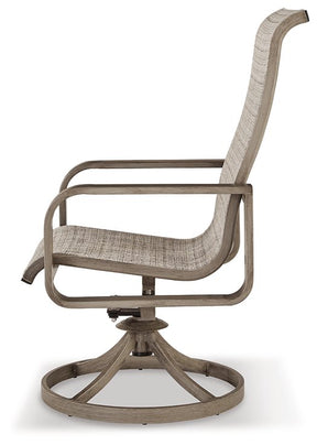 Beach Front Sling Swivel Chair (Set of 2) Half Price Furniture