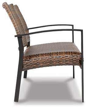 Zariyah Outdoor Love/Chairs/Table Set (Set of 4) Half Price Furniture