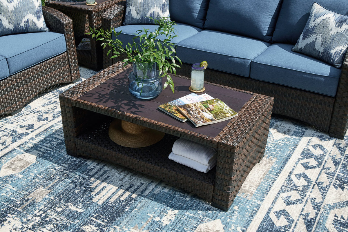 Windglow Outdoor Coffee Table  Las Vegas Furniture Stores