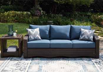 Windglow Outdoor Sofa with Cushion - Half Price Furniture