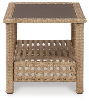 Braylee Outdoor Loveseat with Table (Set of 2) - Outdoor Seating Set - Half Price Furniture