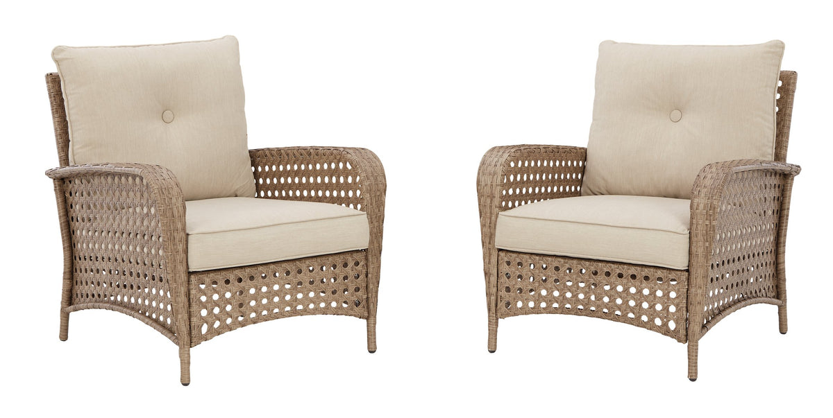 Braylee Lounge Chair with Cushion (Set of 2)  Half Price Furniture
