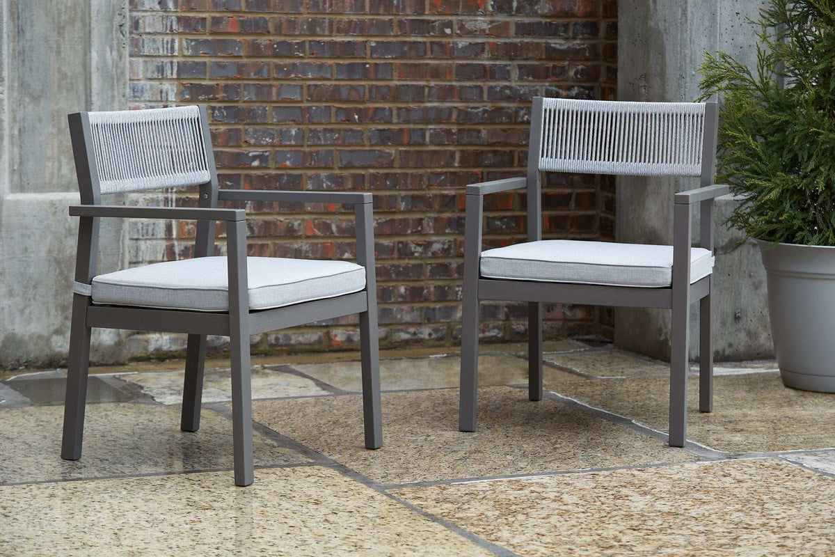 Eden Town Arm Chair with Cushion (Set of 2) Half Price Furniture