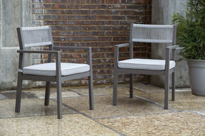 Eden Town Arm Chair with Cushion (Set of 2) Half Price Furniture