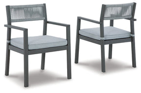 Eden Town Arm Chair with Cushion (Set of 2) - Half Price Furniture