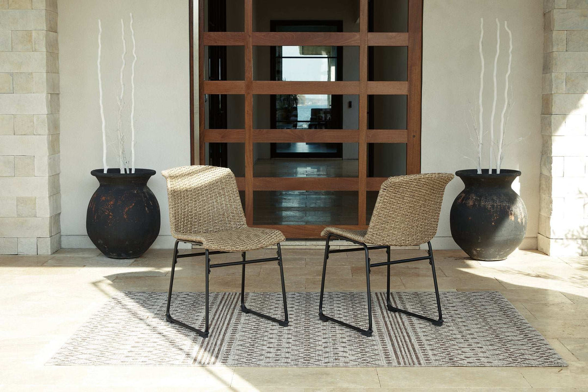 Amaris Outdoor Dining Chair (Set of 2) - Outdoor Dining Chair - Half Price Furniture