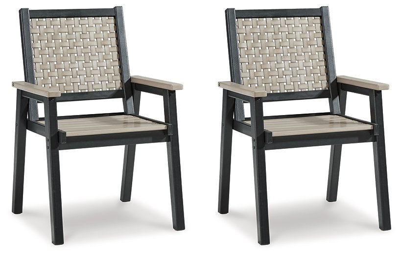Mount Valley Arm Chair (set Of 2)  Half Price Furniture