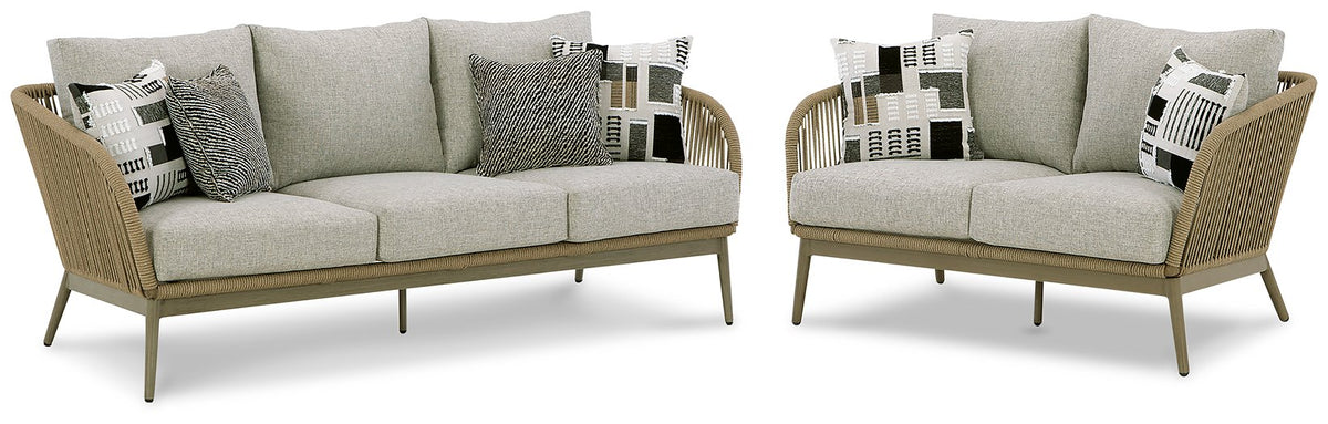 Swiss Valley 2-Piece Outdoor Upholstery Package - Las Vegas Furniture Stores