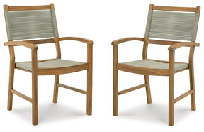 Janiyah Outdoor Dining Arm Chair (Set of 2) - Half Price Furniture