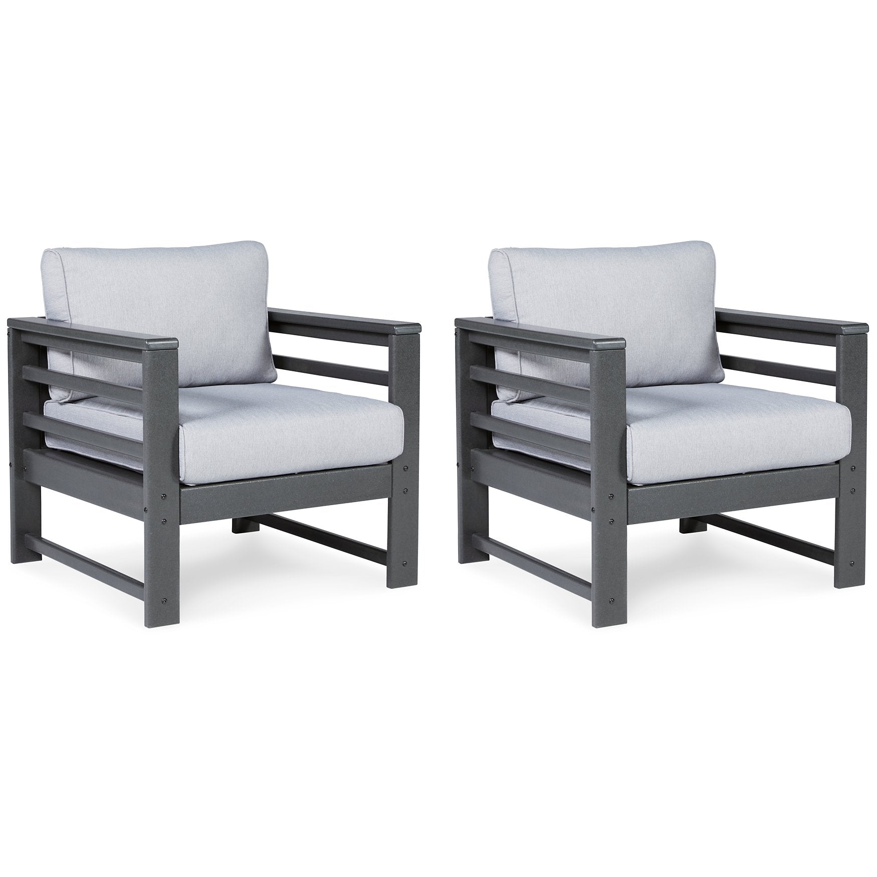 Amora Outdoor Lounge Chair with Cushion (Set of 2) Amora Outdoor Lounge Chair with Cushion (Set of 2) Half Price Furniture