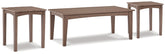 Emmeline Outdoor Occasional Table Set Half Price Furniture