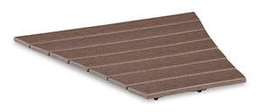 Emmeline Outdoor Adirondack Chairs with Tete-A-Tete Connector - Outdoor Table Set - Half Price Furniture