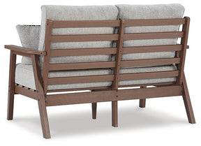Emmeline Outdoor Loveseat with Cushion Half Price Furniture