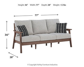 Emmeline Outdoor Sofa with Cushion Half Price Furniture