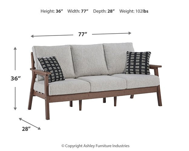 Emmeline Outdoor Sofa with Cushion - Half Price Furniture