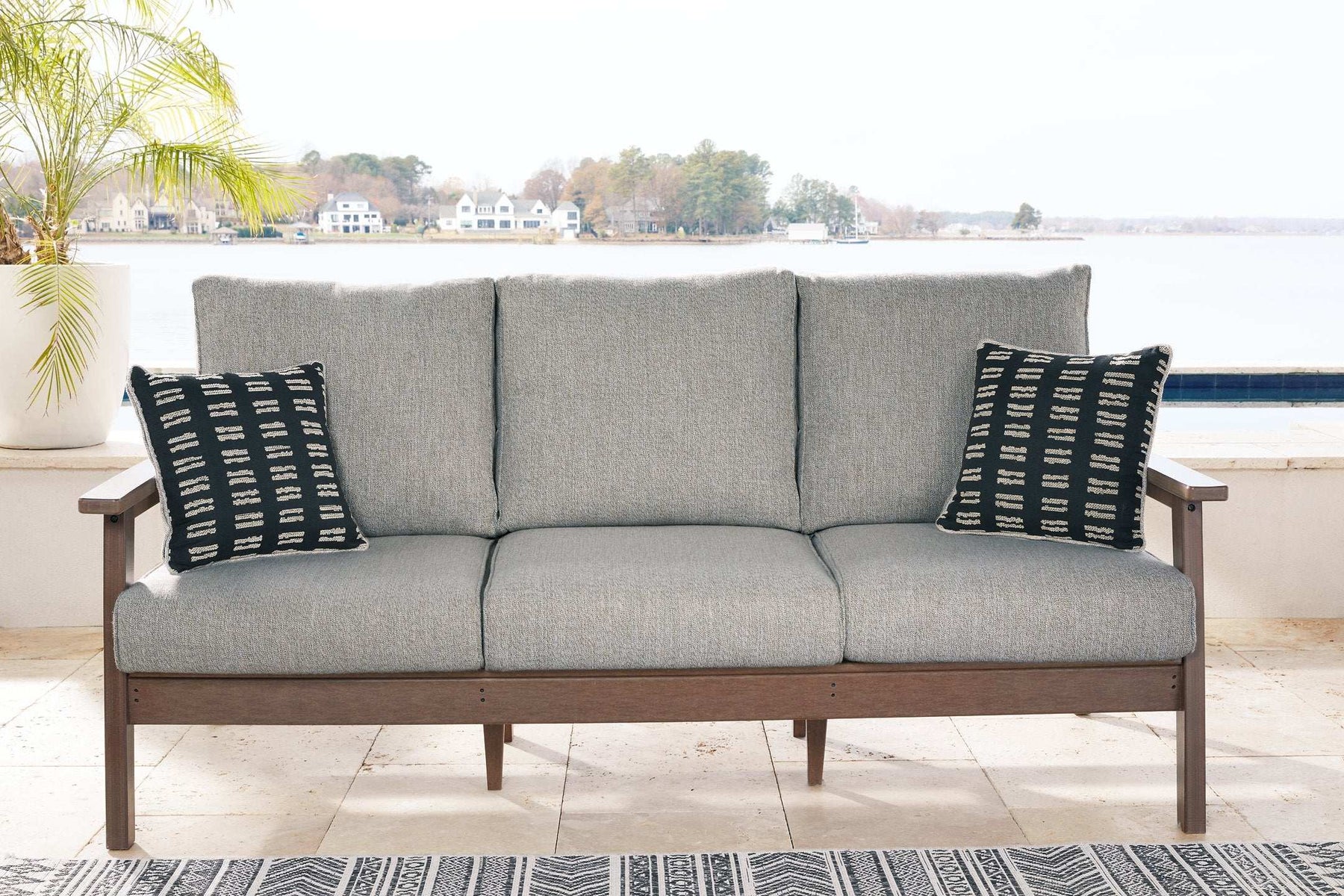 Emmeline Outdoor Sofa with Cushion Half Price Furniture