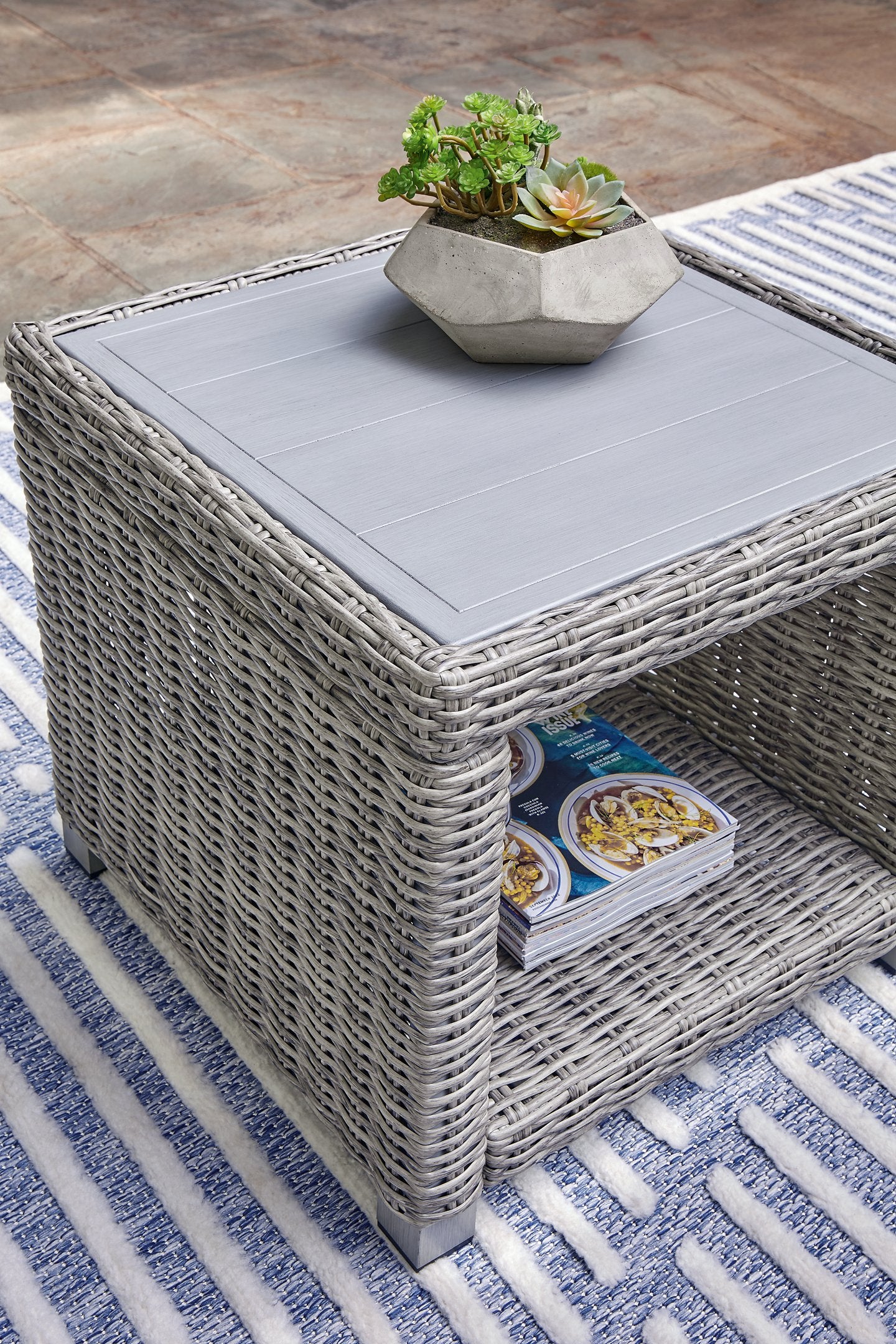 Naples Beach Outdoor End Table - Half Price Furniture