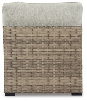 Calworth Outdoor Armless Chair with Cushion (Set of 2) - Outdoor Seating - Half Price Furniture