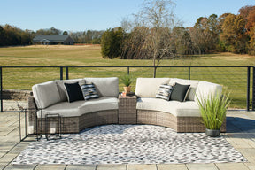 Calworth Outdoor Sectional - Outdoor Seating - Half Price Furniture