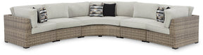 Calworth Outdoor Sectional - Outdoor Seating - Half Price Furniture