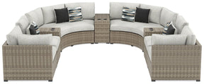 Calworth Outdoor Sectional - Outdoor Seating - Half Price Furniture