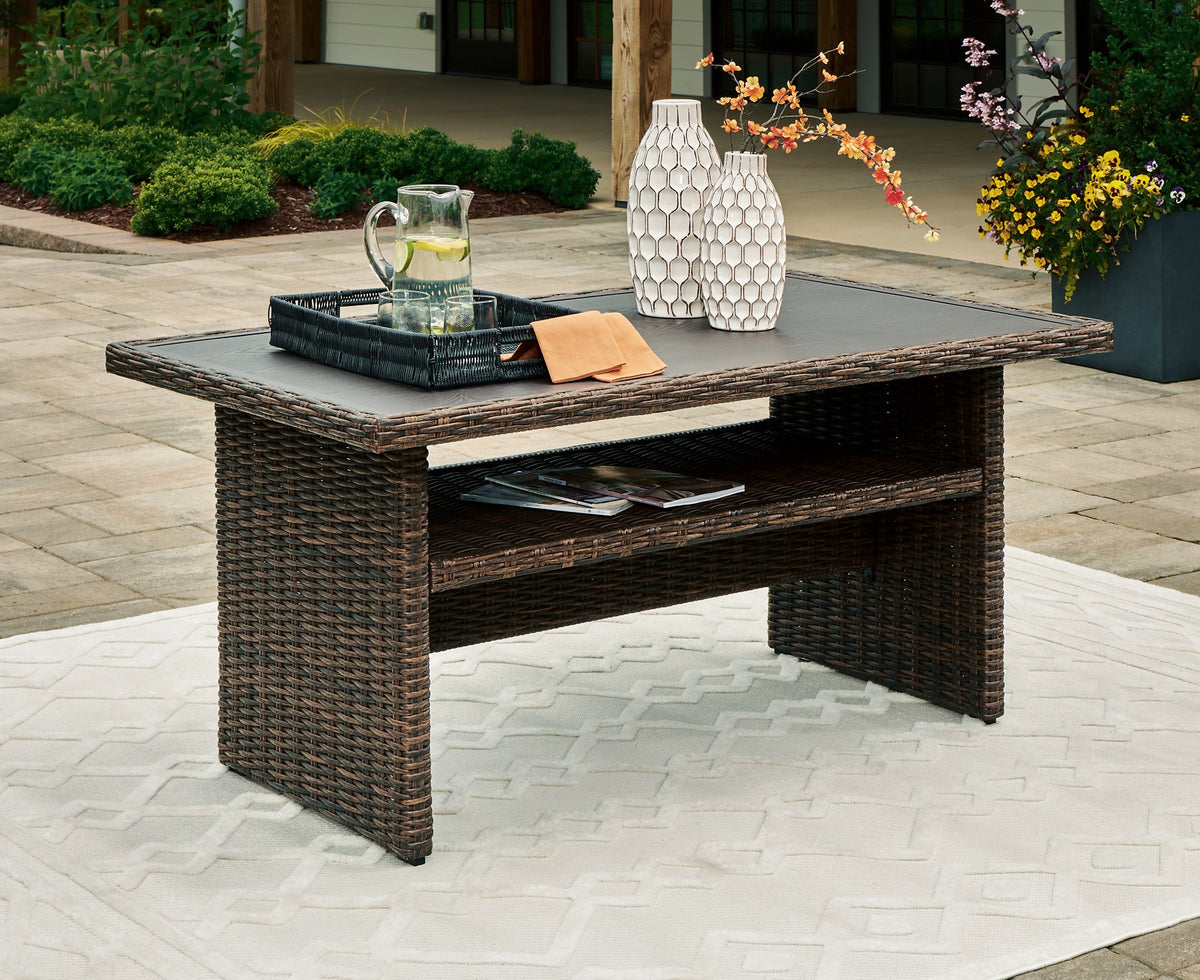 Brook Ranch Outdoor Multi-use Table - Outdoor Dining Table - Half Price Furniture