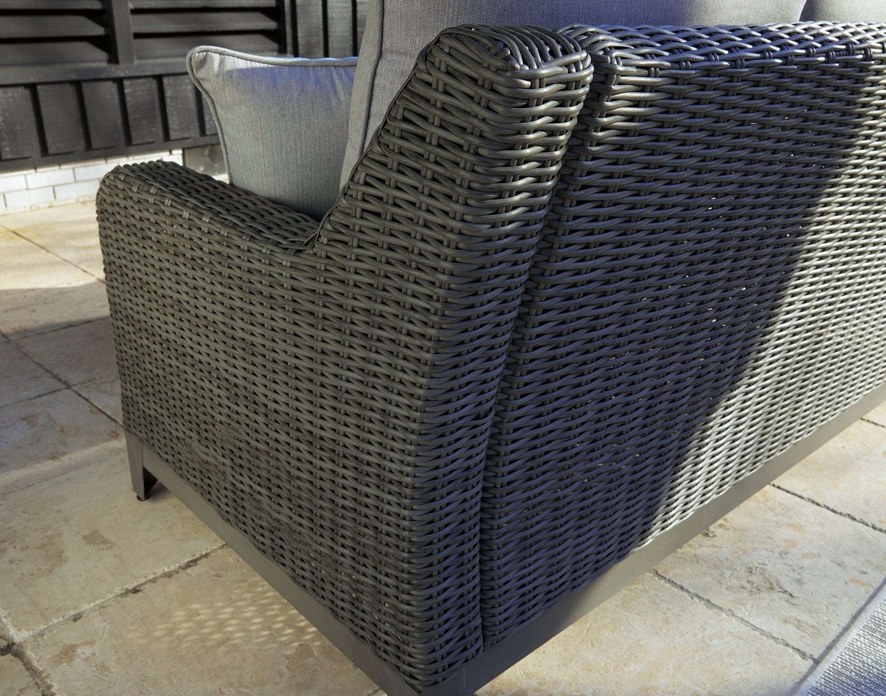 Elite Park Outdoor Loveseat with Cushion - Outdoor Seating - Half Price Furniture