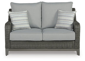 Elite Park Outdoor Loveseat with Cushion - Outdoor Seating - Half Price Furniture
