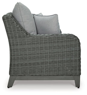 Elite Park Outdoor Loveseat with Cushion - Outdoor Seating - Half Price Furniture