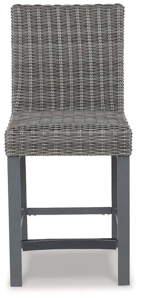 Palazzo Outdoor Counter Height Dining Table with 4 Barstools - Half Price Furniture