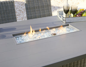 Palazzo Outdoor Bar Table with Fire Pit - Half Price Furniture