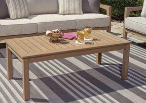 Hallow Creek Outdoor Coffee Table Half Price Furniture