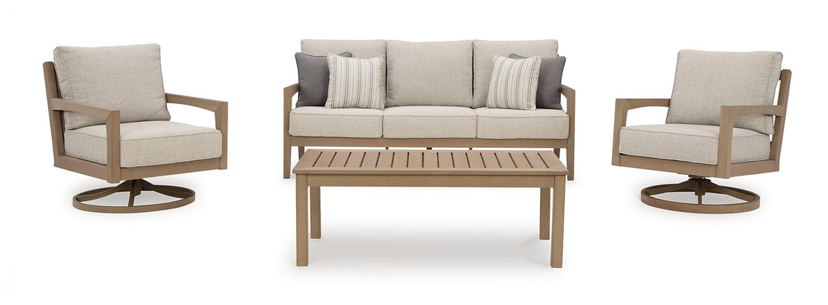 Hallow Creek Outdoor Set Half Price Furniture