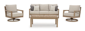Hallow Creek Outdoor Set Half Price Furniture