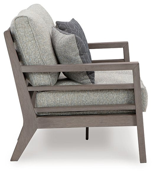 Hillside Barn Outdoor Loveseat with Cushion - Half Price Furniture