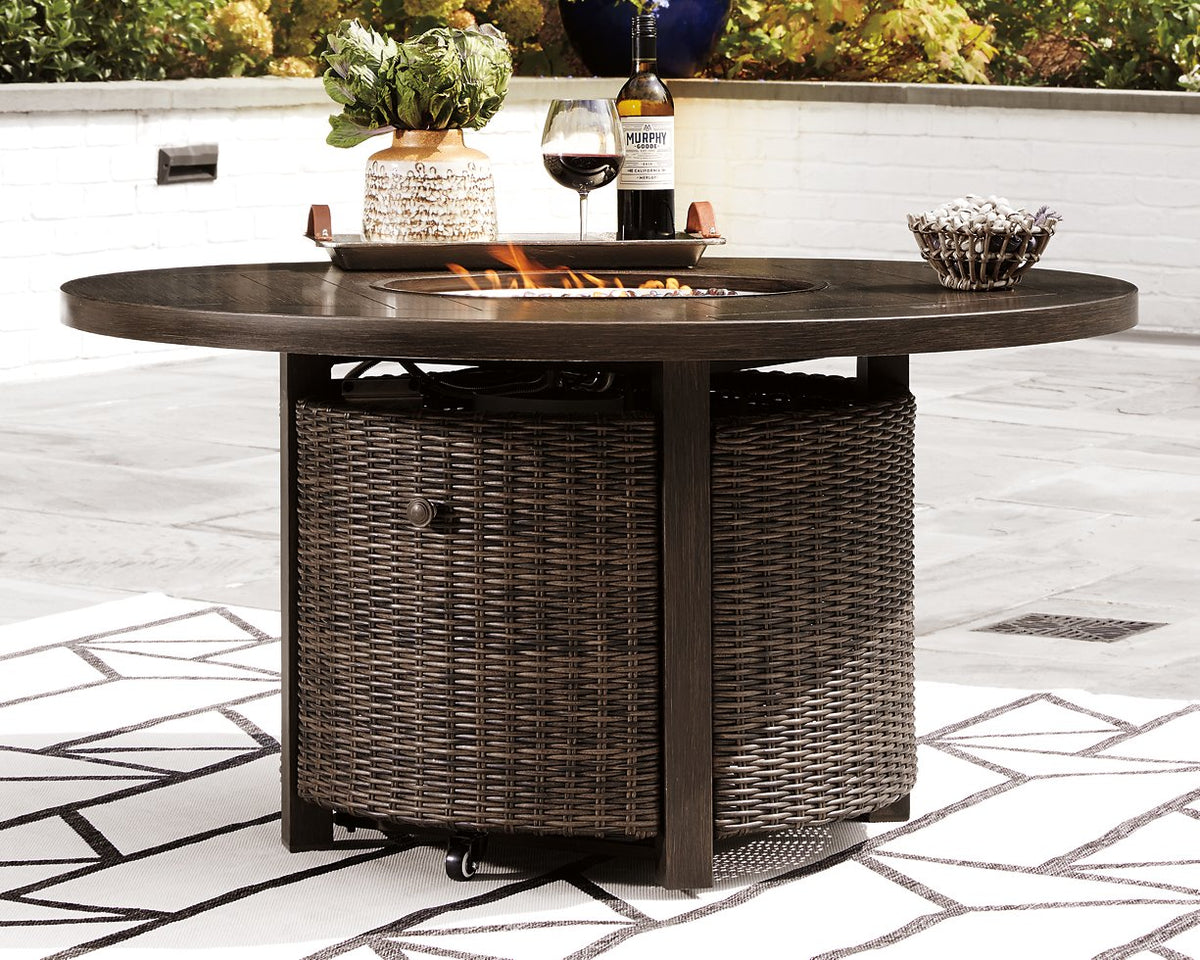 Paradise Trail Fire Pit Table - Half Price Furniture