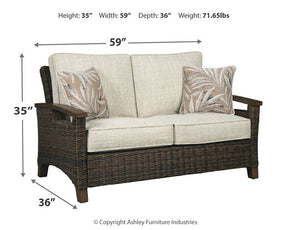Paradise Trail Loveseat with Cushion - Half Price Furniture