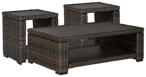 Grasson Lane Outdoor Occasional Table Set - Half Price Furniture