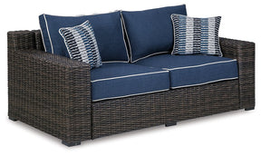Grasson Lane Outdoor Sofa and Loveseat with Coffee Table - Half Price Furniture